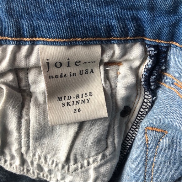 Joie Jeans Mid Rise Skinny Stretchy size 26 - Picture 7 of 8